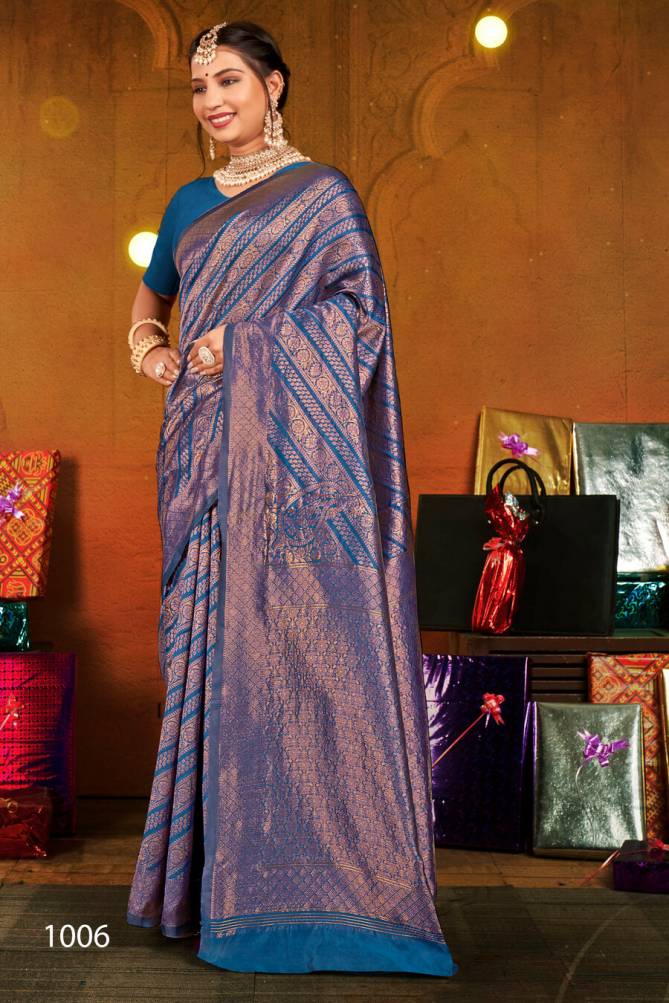 Shezaadi Vol 4 By Saroj Lichi Silk Designer Sarees Wholesale Clothing Suppliers In India